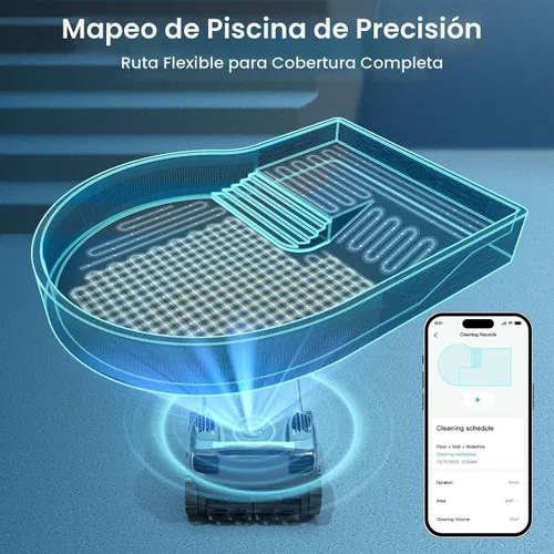 Vista 3 de Aiper Scuba X1 Pro Max - Robot aspirador de piscina y robótico para piscina con succión de 8,500 GPH, mapeo de piscina, filtración ultrafina de 3