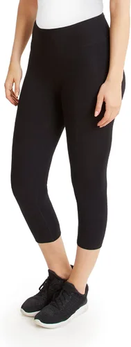 Vista 2 de Danskin Leggings capri de tiro medio para mujer