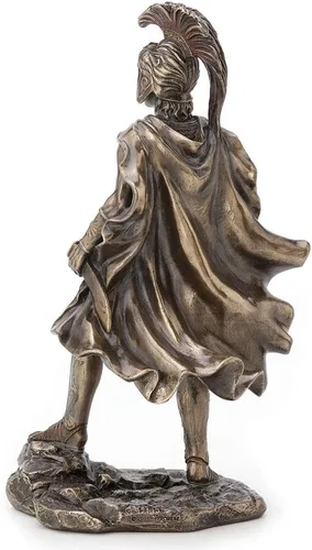 Vista 3 de Veronese Design Estatua de Alejandro el Gran Guerrero Griego Romano de 9.75 pulgadas con acabado de bronce antiguo