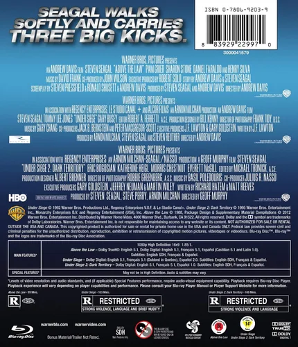 Vista 2 de Above the Law Under Siege Under Siege 2 (Triple-Feature) Blu-ray