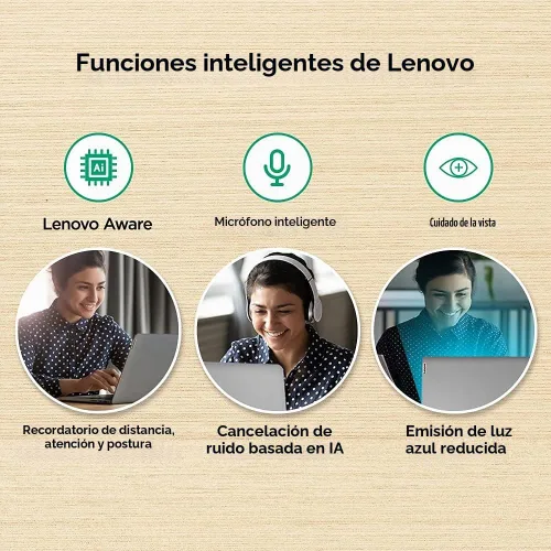 Vista 5 de Laptop Lenovo IdeaPad 3 modelo 2022, pantalla FHD de 15.6 pulgadas, procesador Intel de doble núcleo, gráficos Intel UHD, 20 GB RAM, 256 GB PCIe