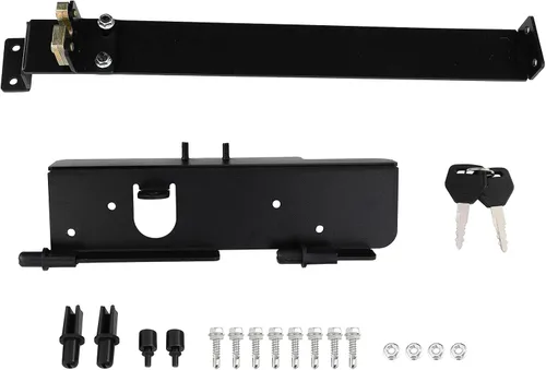 Vista 6 de Caja de almacenamiento para caja de camión, tapa con cerradura con llave, almacenamiento de caja de camioneta, compatible con Toyota para Tundra