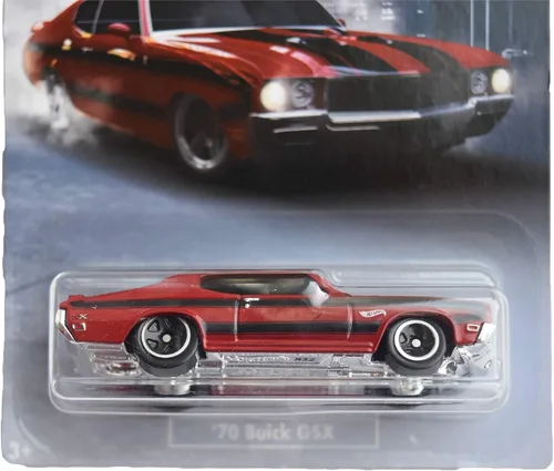 Vista 2 de Hot Wheels American Steel Series '70 Buick GSX 10/10, rojo