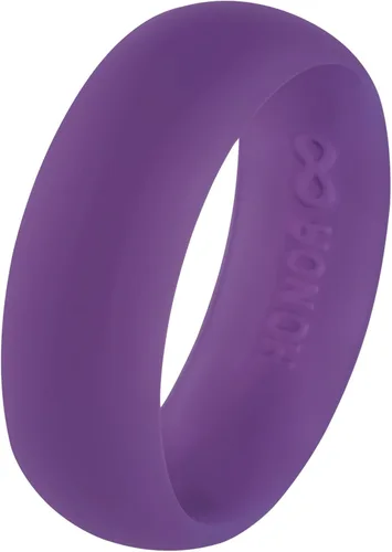 Vista 5 de Anillo de Eternidad Honor Anillo de Silicona para Hombre Banda de Boda