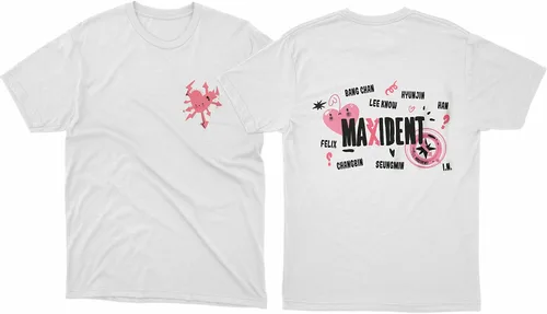 Vista 2 de Maxident Stray Kids - Camisa de manga larga sudadera con capucha multicolor para fanáticos de Stray Kids Varios