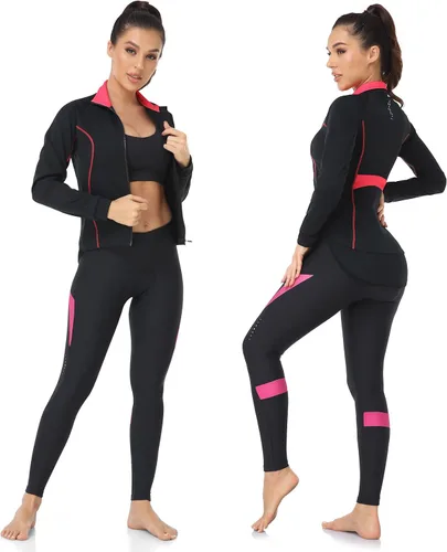 Vista 7 de DIFOS Chaquetas de ciclismo de forro polar para mujer, térmicas, cálidas, resistentes al viento, con cremallera completa, abrigo para correr