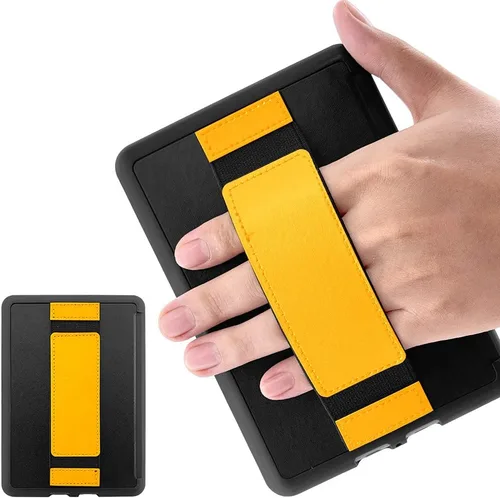 Vista 10 de Funda para Kindle Paperwhite 5 (se adapta a la nueva 11ª generación 2021) - Funda resistente a prueba de golpes con correa de mano (negro)