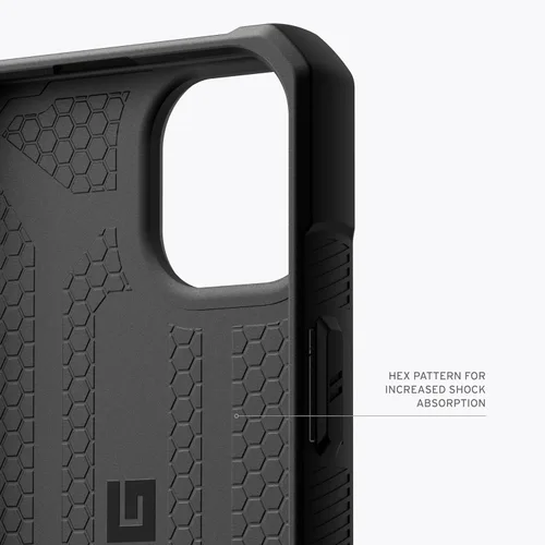 Vista 5 de URBAN ARMOR GEAR UAG - Funda compatible con iPhone 15 Plus de 6.7 pulgadas, fibra de carbono Monarca, resistente, resistente, grado militar, probada
