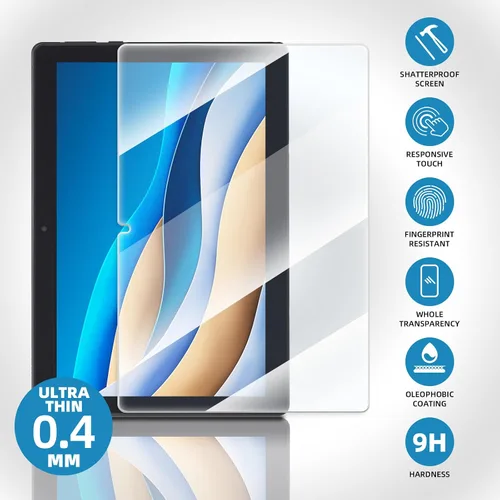 Vista 2 de Onn - Paquete de 3 protectores de pantalla para tablet de 10.1 pulgadas, protector de pantalla de vidrio templado de 10.1 pulgadas para tableta Onn
