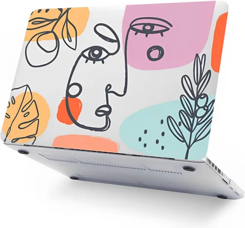 Vista 4 de Funda rígida compatible con la nueva versión MacBook Air de 15 pulgadas modelo A2941 lanzada en 2023 con M2 y pantalla Liquid Retina, funda