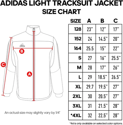 Vista 4 de adidas Chaqueta ligera de equipo personalizada para regalos, eventos corporativos, cumpleaños, organizaciones, Negro