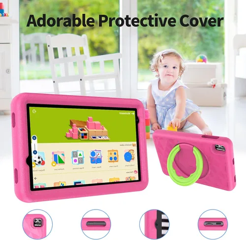 Vista 10 de VASOUN Tableta para niños de 8 pulgadas, Android 13, 8 GB (4 GB + 4 GB expandir) RAM 64 GB ROM, tableta para niños con Bluetooth, WiFi 5G