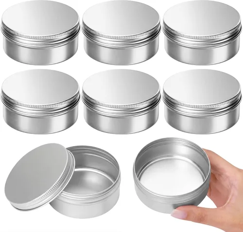 Vista 14 de Moretoes Paquete de 8 latas de 2 onzas con tapas, recipientes de lata