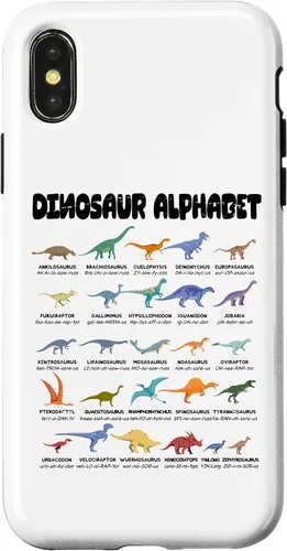 Vista 5 de iPhone 16 Alfabeto de dinosaurio - Tipos de dinosaurios - Estuche de identificación de dinosaurios