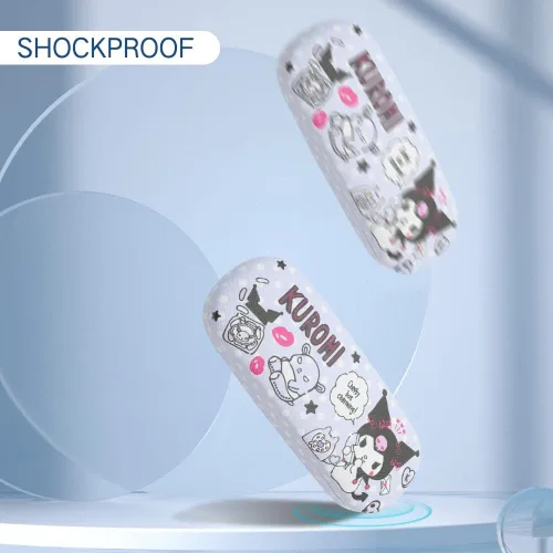 Vista 5 de PERFECTSIGHT Funda rígida para lentes, funda protectora Kawaii para niños, bonita funda para lentes para mujeres, hombres y niñas