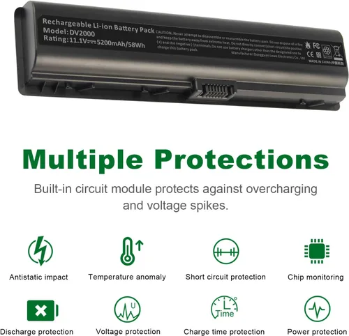 Vista 4 de Fancy Buying Nueva batería del ordenador portátil DV2000 para HP Pavilion DV2100 DV2500 DV6000 DV6700 Series P/N: 441425-001 446506-001 446507-001
