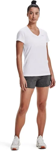 Vista 5 de Under Armour Camiseta Tech de manga corta con cuello en V para mujer