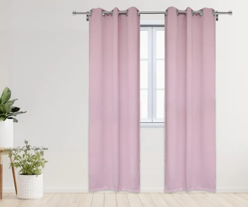 Vista 17 de YOUR CHAIR COVERS - Cortinas opacas de poliéster con ojales - (negro 52 x 63 pulgadas - juego de 2) - para oscurecer la habitación, dormitorio, sala