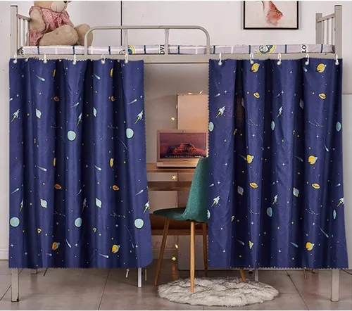 Vista 14 de JIAHG - Cortinas para cama individual para alumnos, para cama individual, tienda de campaña, cortinas, mosquiteras, tela opaca, protección contra