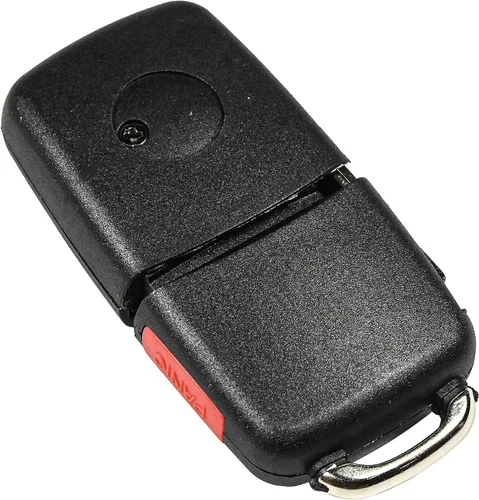 Vista 5 de HQRP Volkswagen - Carcasa plegable para llave de coche, con 4 botones y batería CR2032, compatible con modelos Beetle / CC / EOS / GTI / Golf Mk4