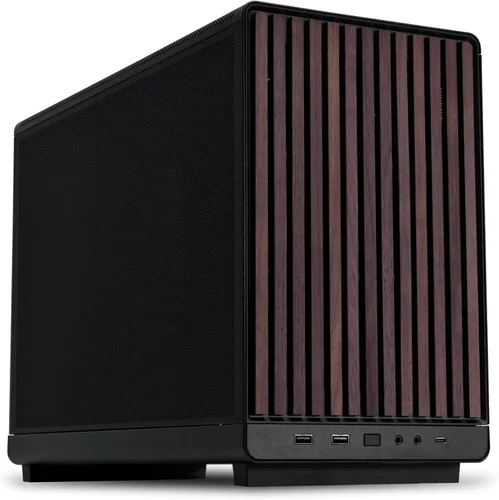 Vista 11 de Lian Li A3-26.3L Micro Factor de Forma Chasis - Panel Frontal y Lateral de Vidrio Templado de Madera - Soporta AIO de 360mm-Diseño Modular