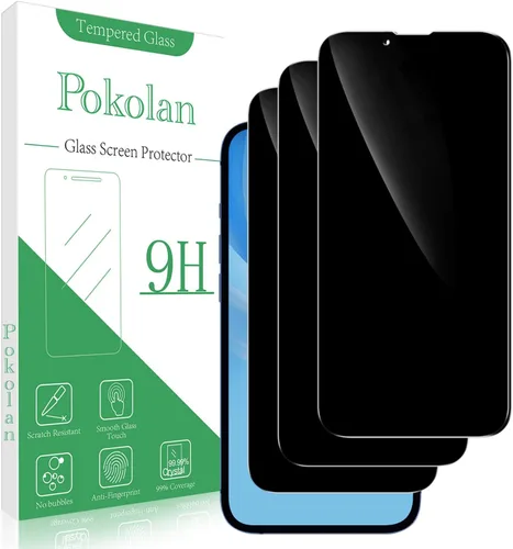 Vista 26 de Pokolan Protector de pantalla de privacidad diseñado para iPhone 11 Pro Max Negro