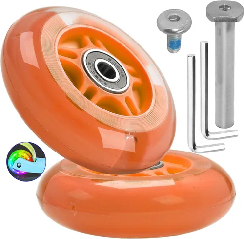 Vista 8 de Juego de tornillos de 3.150 in x 0.945 in, rueda trasera flash M8x65mm para plegable Micro Mini de 3 ruedas para niños, scooter, herramienta de Negro