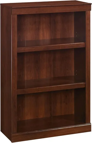 Vista 2 de Realspace Estantería de 3 estantes de 45 pulgadas de alto, cereza caliente