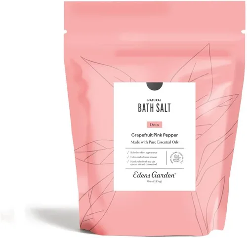 Vista 10 de Edens Garden Fighting Bath Salt Soak – Mezcla inmunitaria con aceites esenciales puros, Epsom y sal del Mar Muerto con magnesio – Alivio natural