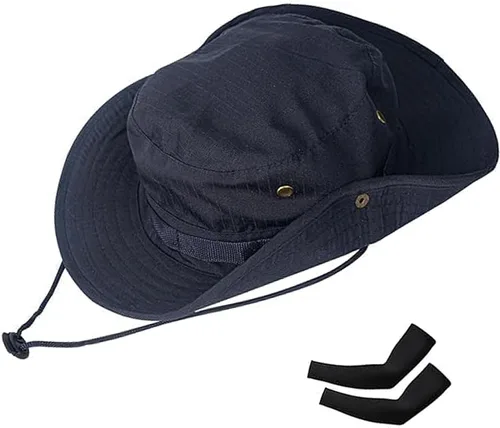 Vista 42 de Sombreros de sol para hombres y mujeres, sombrero de cubo UPF 50+, sombrero Boonie plegable, protección UV, senderismo, playa, pesca, safari
