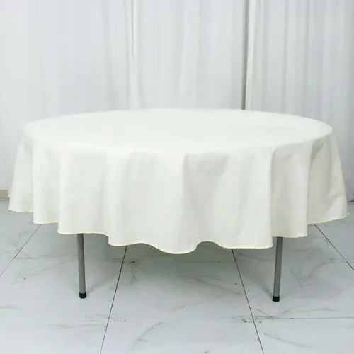 Vista 69 de Efavormart - Mantel redondo de poliéster de 90 pulgadas sin costuras de calidad comercial para banquetes de boda, restaurante
