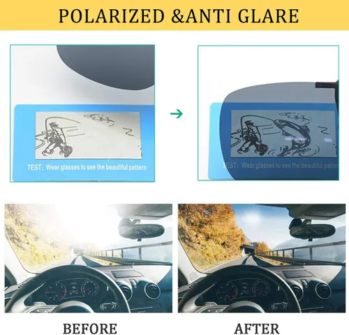 Vista 6 de Gafas de sol polarizadas con clip antirreflejos, gafas de conducción para gafas graduadas