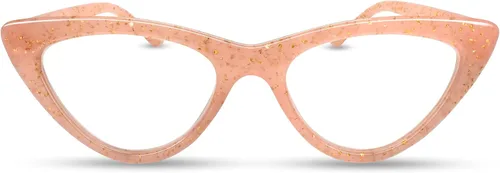 Vista 26 de 2SeeLife Lentes de lectura prémium TR-90 Cat Eye para mujer, estrechos, ajuste medio, marco resistente, bisagras de resorte, lectores elegantes Negro