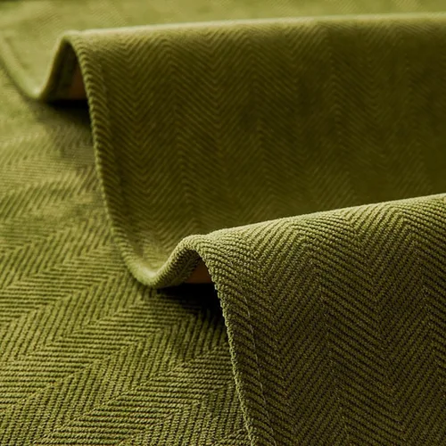 Vista 3 de Funda de sofá, tela de chenilla en espiga para muebles, funda de sofá (marrón, 17.7 x 17.7 in/17.7 x 17.7 pulgadas)