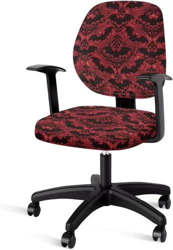 Vista 44 de Funda para silla de oficina con diseño de mariposa de 2 piezas, fundas para silla de juegos, bonitas fundas transpirables para silla de escritorio