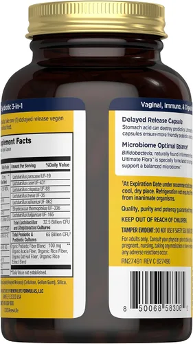 Vista 3 de Renew Life Ultimate Flora Probiótico para mujer 65 mil millones de UFC