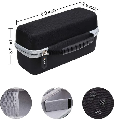 Vista 6 de Aproca Funda compatible con kimire/ZYDIIE/Suttie/Canon VIXIA HF R800 R700 Grabadora de cámara digital, bolsa de almacenamiento portátil