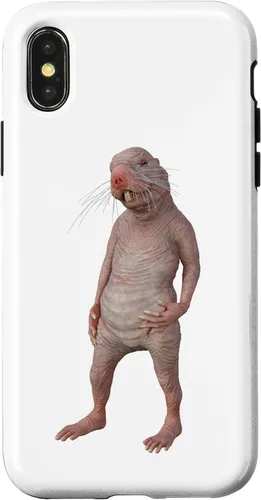 Vista 5 de Carcasa para iPhone 16 Live Weird Funny Naked Mole Rat Strange Animal Case