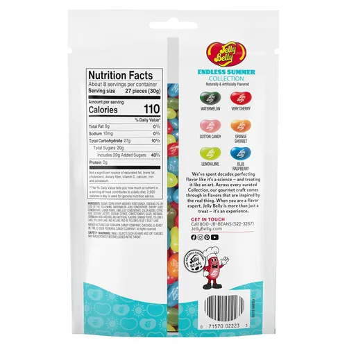 Vista 9 de Jelly Belly Endless Summer Jelly Bean Collection - Bolsa de 8 onzas - Genuina, oficial, directamente de la fuente