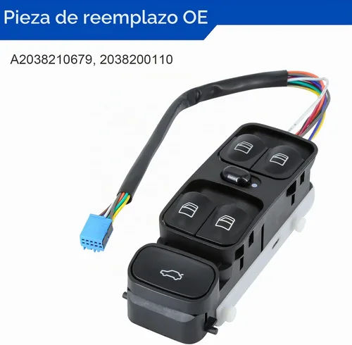 Vista 5 de Interruptor de elevalunas eléctrico para Mercedes Benz C240 C320 C230 C280
