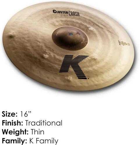 Vista 2 de Zildjian K0931 16" K Zildjian Cluster Crash