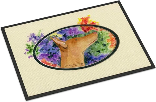 Vista 279 de Caroline's Treasures SS8220MAT - Felpudo afgano de 18 x 27 pulgadas, para interiores y exteriores, para entrada, antideslizante, lavable, de pelo