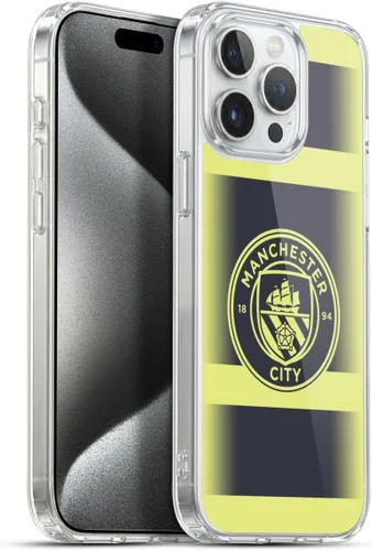 Vista 135 de Head Case Designs Funda de gel con licencia oficial del Manchester City Man City FC Away 2022/23 [protección de grado militar] compatible con Apple