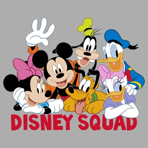 Vista 2 de Disney Characters Squad Heather Crew - Camiseta para niño