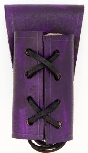 Vista 9 de Armory Replicas™ - Funda de daga de cuero genuino - Rana espada ajustable de inspiración medieval para armas pequeñas