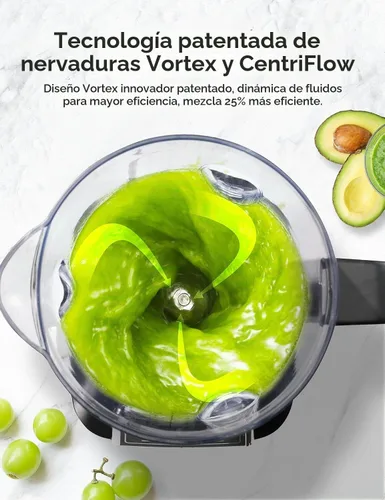 Vista 3 de Ganiza Batidora de batido Max 1800W, licuadoras profesionales para cocina