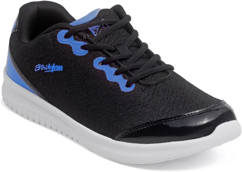 Vista 3 de KR Strikeforce Glitz - Zapatillas de boliche atléticas para mujer, para diestros o zurdos Negro/Azul
