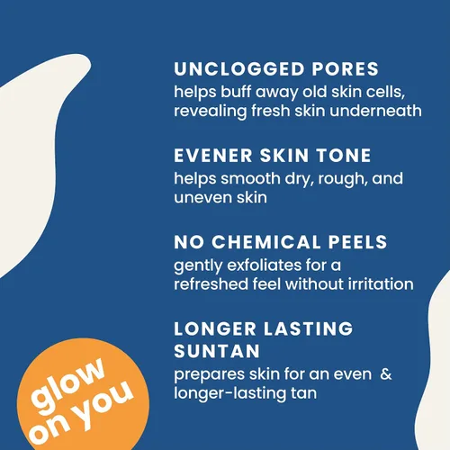 Vista 7 de Guante exfoliante marroquí: exfoliante corporal y guante de lavado para una piel más suave, exfolia las células muertas de la piel, ayuda a un tono