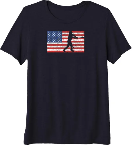 Vista 3 de Baseball Beisbol Batter Homerun - Pitcher Catcher Batter Hit Premium T-Shirt