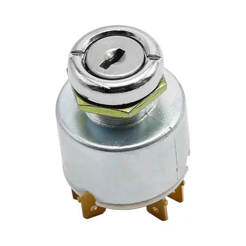 Vista 3 de 31973K4183 Interruptor de arranque de llave de encendido impermeable con 3 posiciones, 5 terminales, 2 llaves, adecuado para automóviles